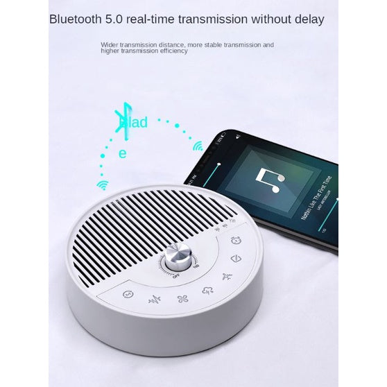 ❤️2 in 1 White Noise Therapy Sound Bluetooth Machine baby Sleep Aid 1200mAH Battery Bass Diaphragm 3D Stereo soothing❤️